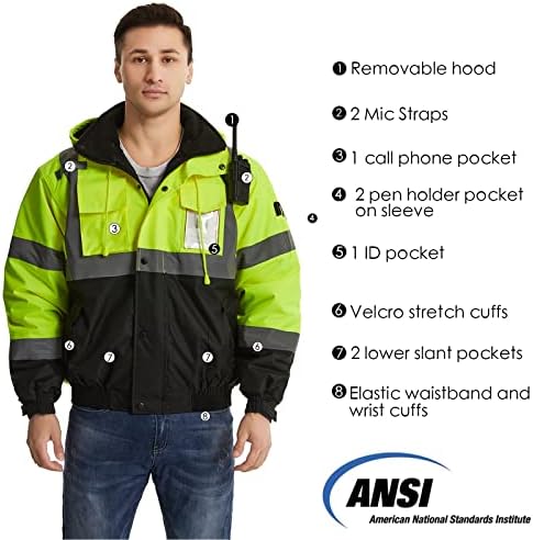 SKSAFETY High-Visibility Safety Vest – ANSI Certified Reflective Vest for Men and Women - Image 4
