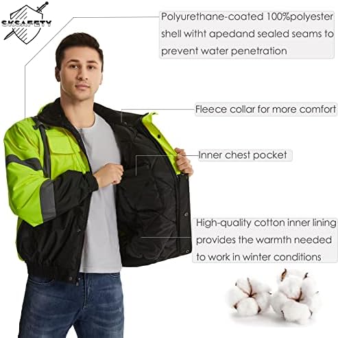 SKSAFETY High-Visibility Safety Vest – ANSI Certified Reflective Vest for Men and Women - Image 5