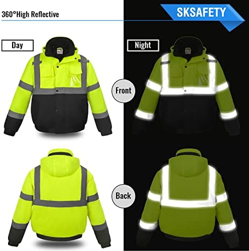 SKSAFETY High-Visibility Safety Vest – ANSI Certified Reflective Vest for Men and Women - Image 6